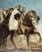 Theodore Chasseriau Caliph of Constantinople and Chief of the Haractas, Followed by his Escort Germany oil painting artist